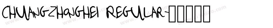 chuangzhonghei Regular字体转换